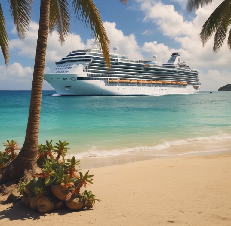 A welcoming image of a family enjoying a cruise together.