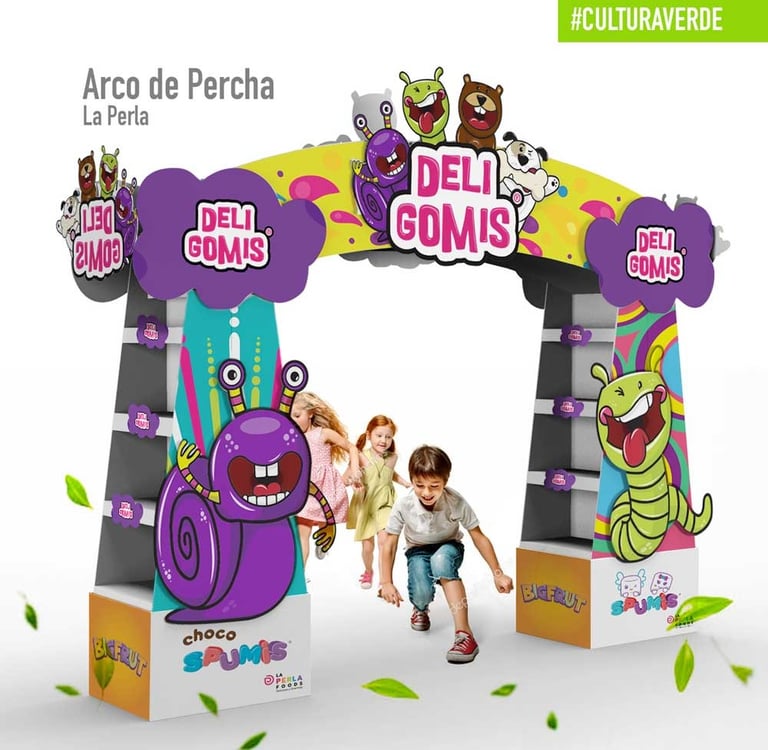 arcos publicitarios de cartón