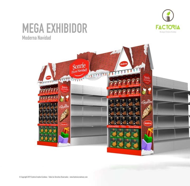 Arco publicitario navidad