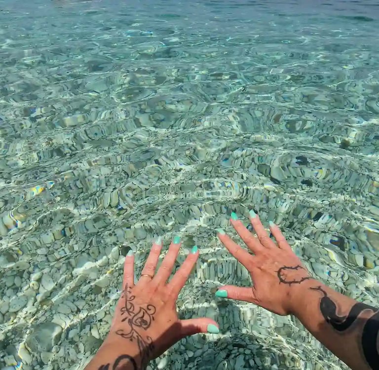 Acqua della spiaggia de Le Ghiaie - Isola d'Elba