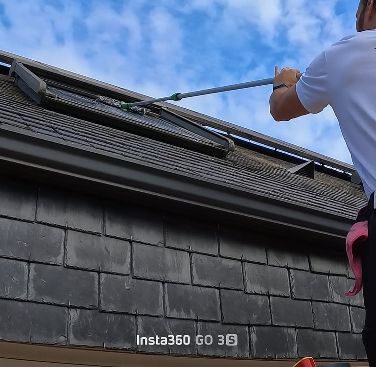 Nettoyage vitre velux