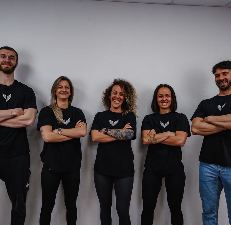 L'équipe pour encadrer et manager la salle Valkaia, qui propose du Crossfit, de L'hyrox mais aussi du Pilates sur Pau !