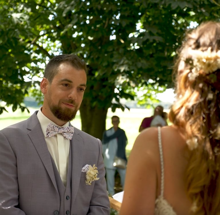 cérémonie laique filmé par vidéaste de mariage à saint-malo