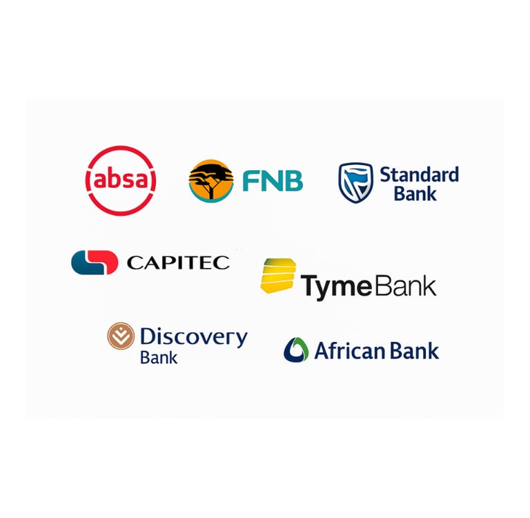 Best bank accounts South Africa comparison showing major banks