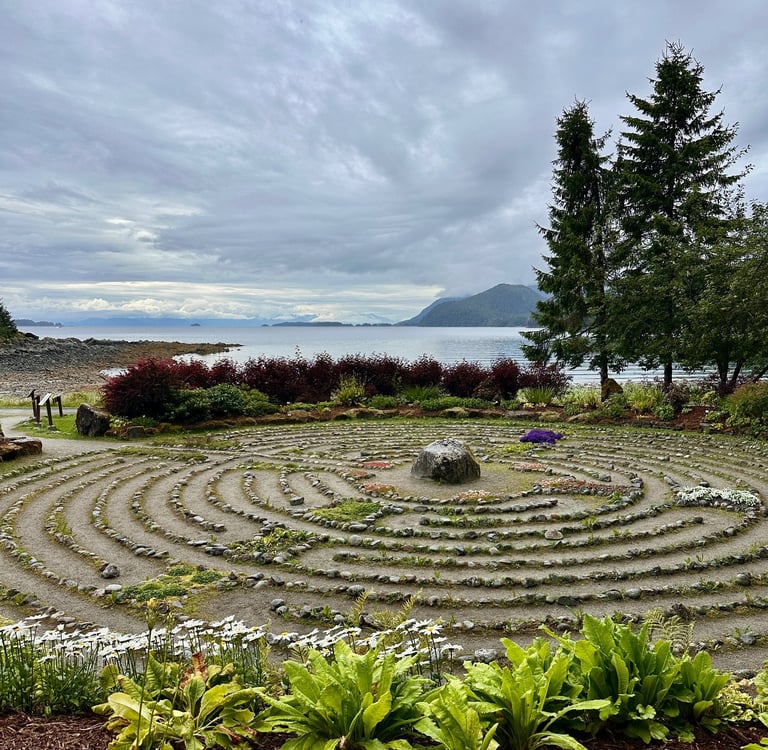 Labryinth at Shrine of Saint Therese Juneau