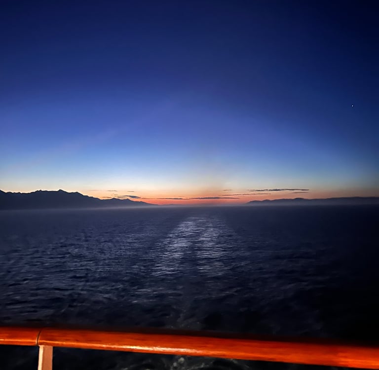 midnight sun in Alaska 