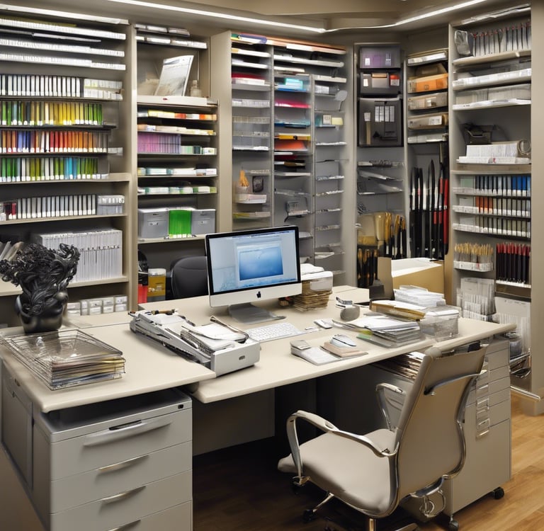 person using laptop on white wooden table