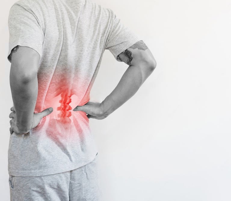 Back pain, strain, stretch, stiff, aching, walk, shooting, sharp, move, pop, tight