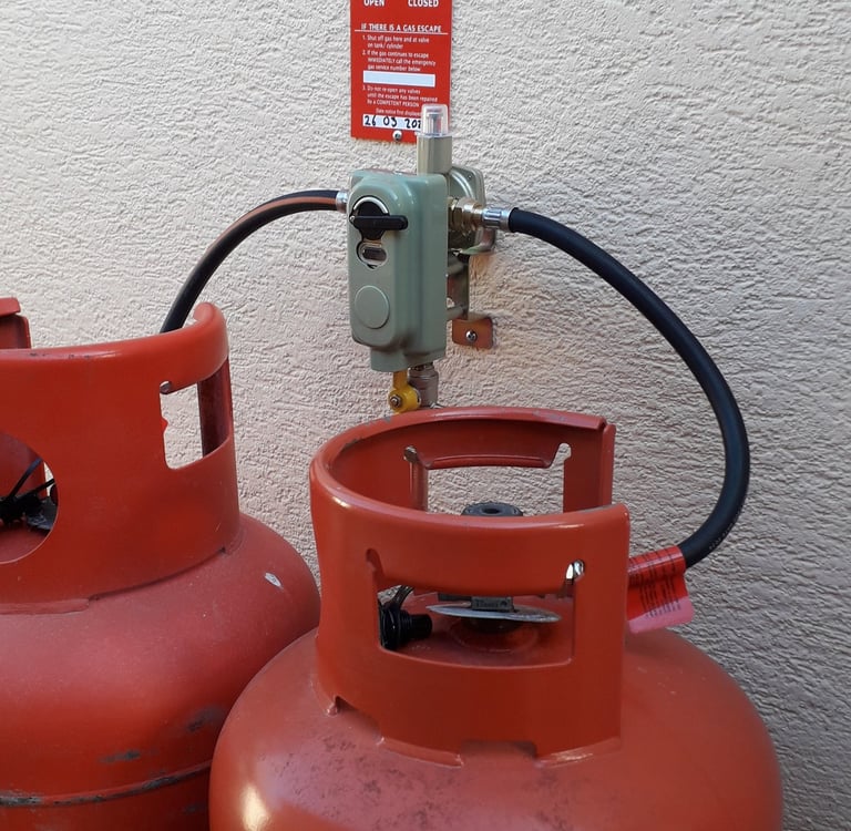 LPG bottle gas engineer Chulmleigh in North Devon