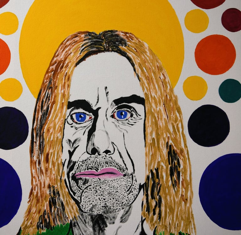 Artwork of Iggy Pop