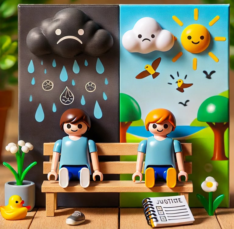 soleil nuage couple gérer émotions mieux thérapie perret manon playmobil