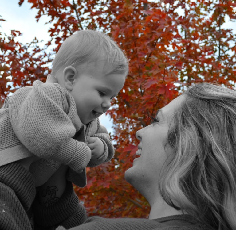 Family Portrait Example featuring additional editing.