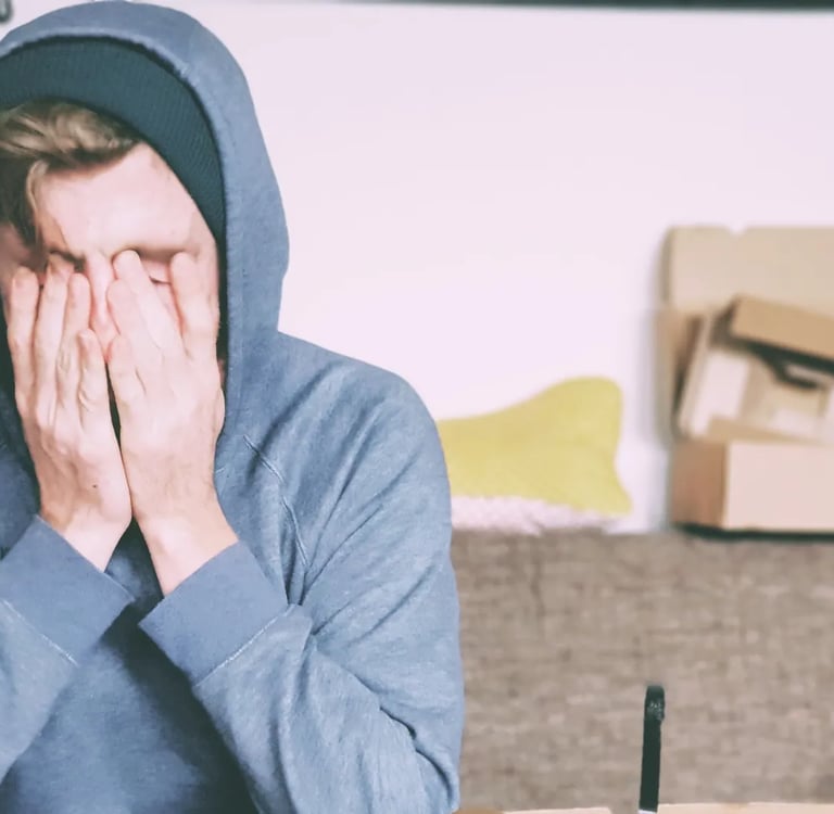 personne en situation de stress