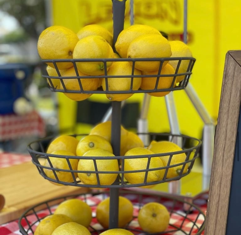Pap's Lemonade uses only the best lemons.