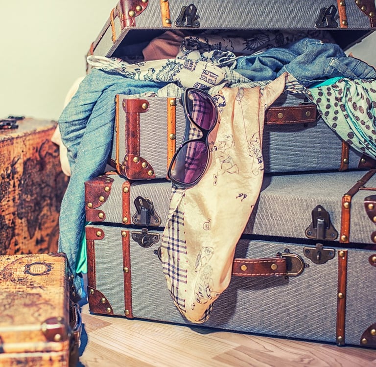 Nous avons tous des bagages dans notre vie qui nous accompagnent, talents,, savoirs, freins, valeurs