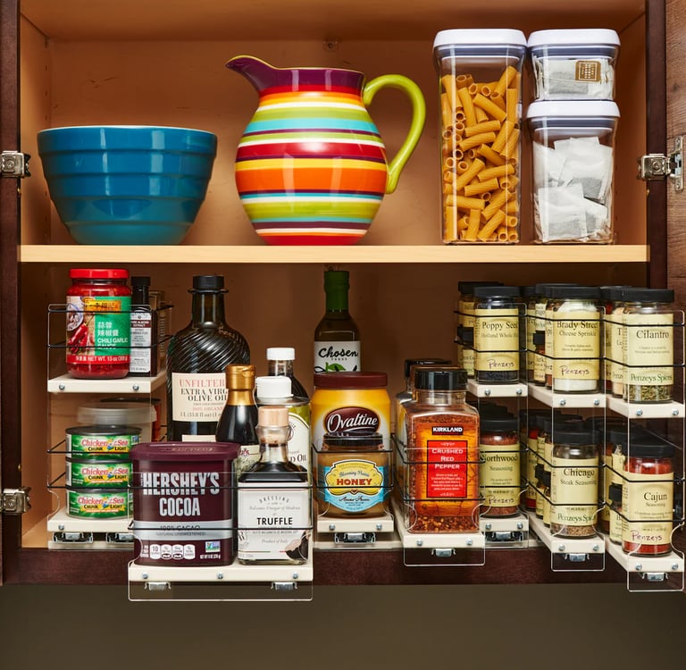 vertical spice rack small kitchen cabinet