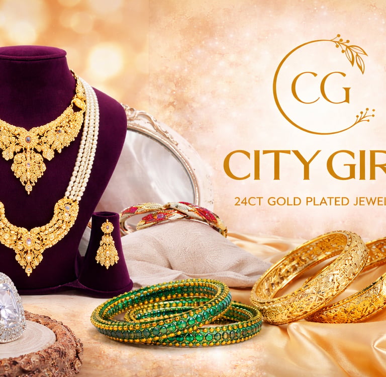 18 carat gold-plated bridal bangle set with AD stones — luxury Indian wedding jewellery collection,