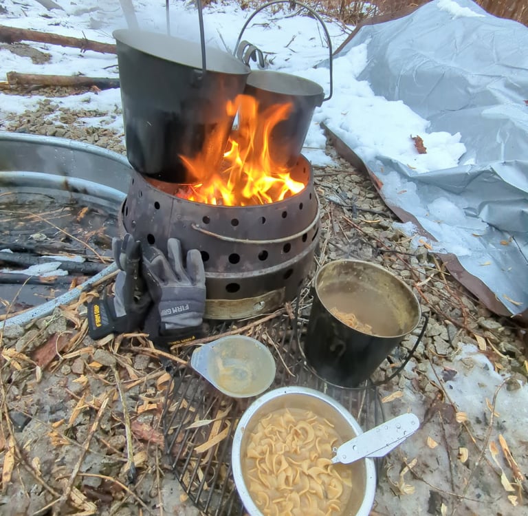 Dinner for the night, Beef Stroganoff from My Patriot Supply