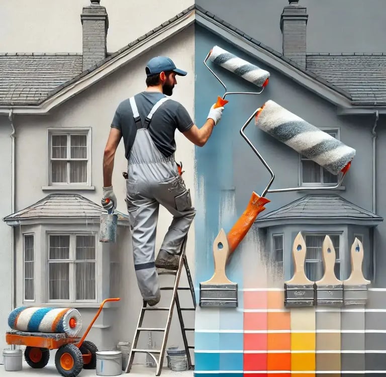 Mantenimiento de casas pintura interior y exterior serviacabados cerca de ti 