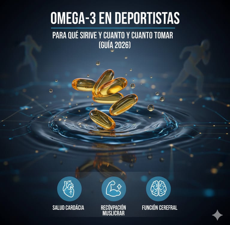 Omega-3 para Deportistas en 2026: Beneficios, Dosis y Cómo Tomarlo Correctamente
