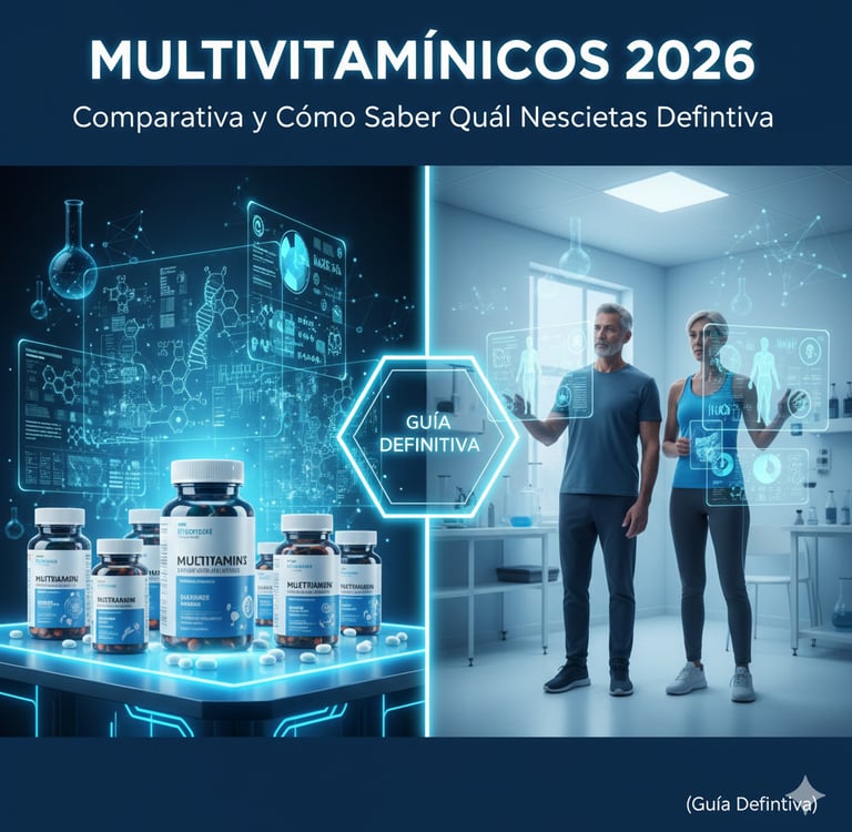 ultivitamínicos 2026: Comparativa y Cómo Saber Cuál Necesitas (Guía Definitiva)
