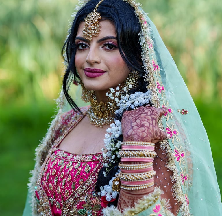 Pakistani bride in traditional wedding attire CT, NY, NJ