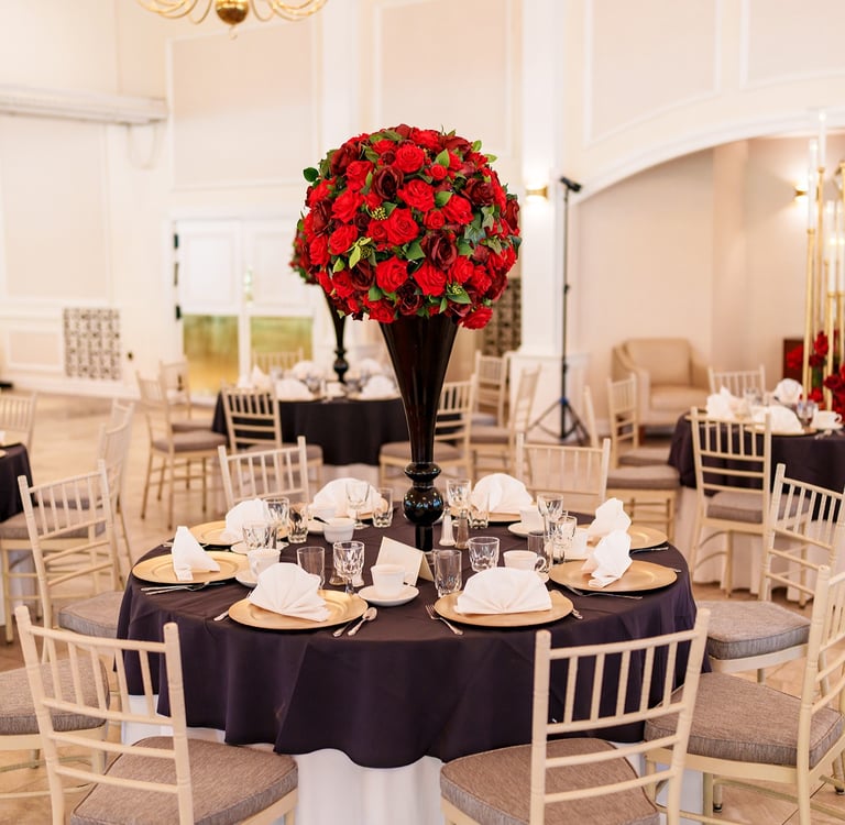 a bride and groom are getting married 