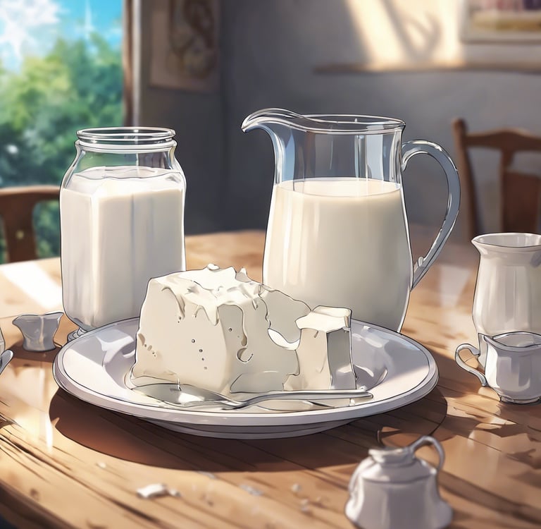 a pastry in a plastic container on a table