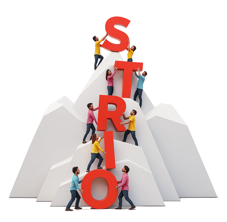 Strio Healthcare has a beautiful strong team who work together to take the company to the top