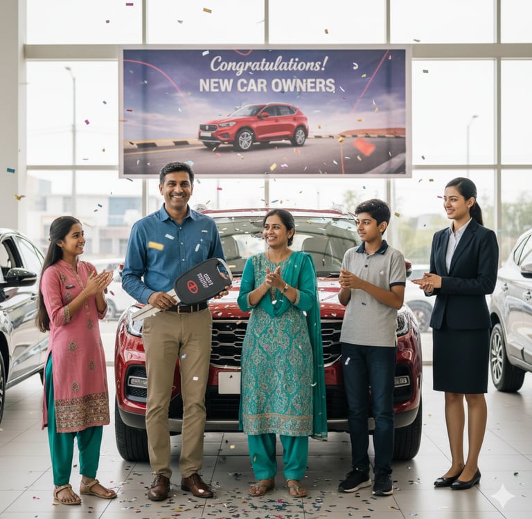 Strio Healthcare medical representative buying a new car