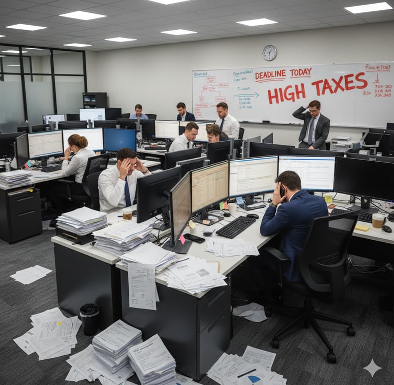 Pharmaceutical Accountants stressed out with high taxes