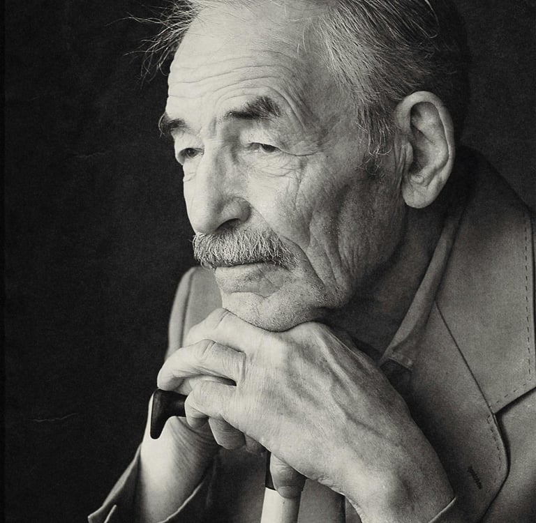 wrinkles of man showing stories of life