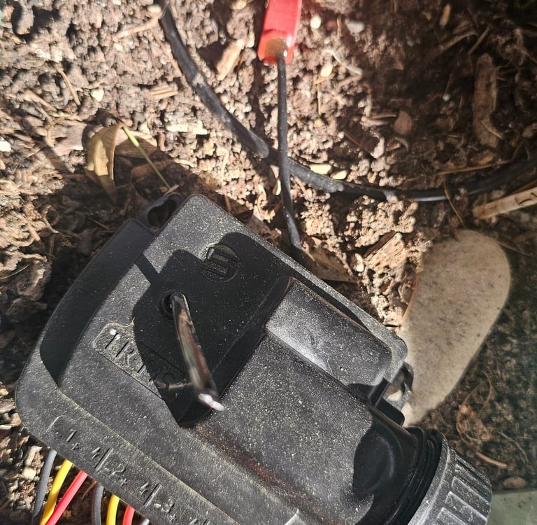 a radio receiver with wires and wires connected to a radio