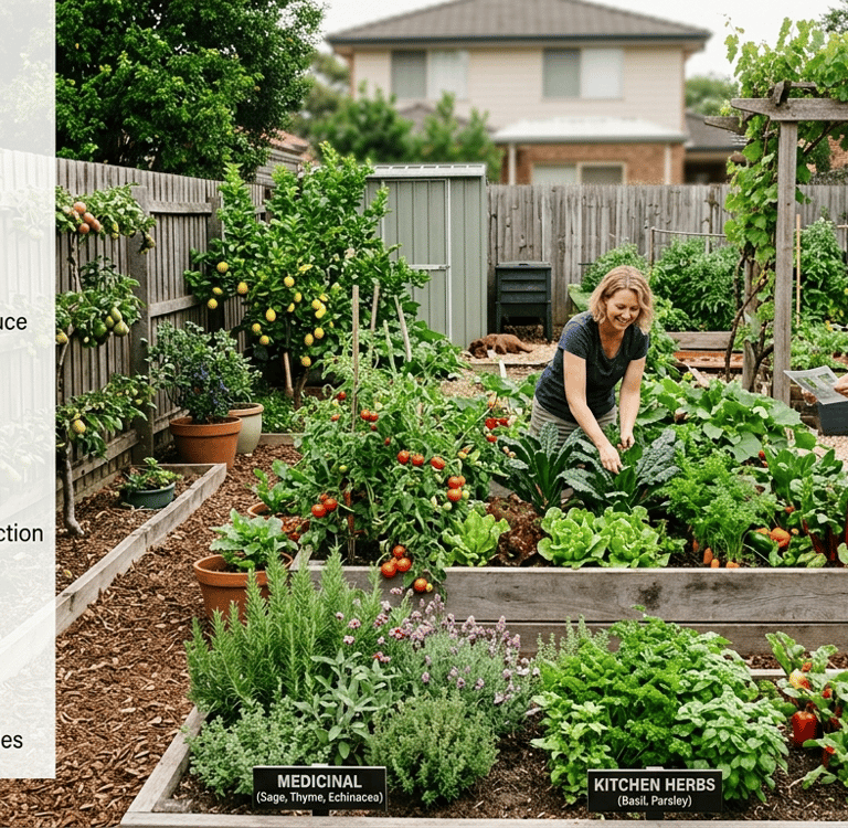 Growing your own Food is important for food and health