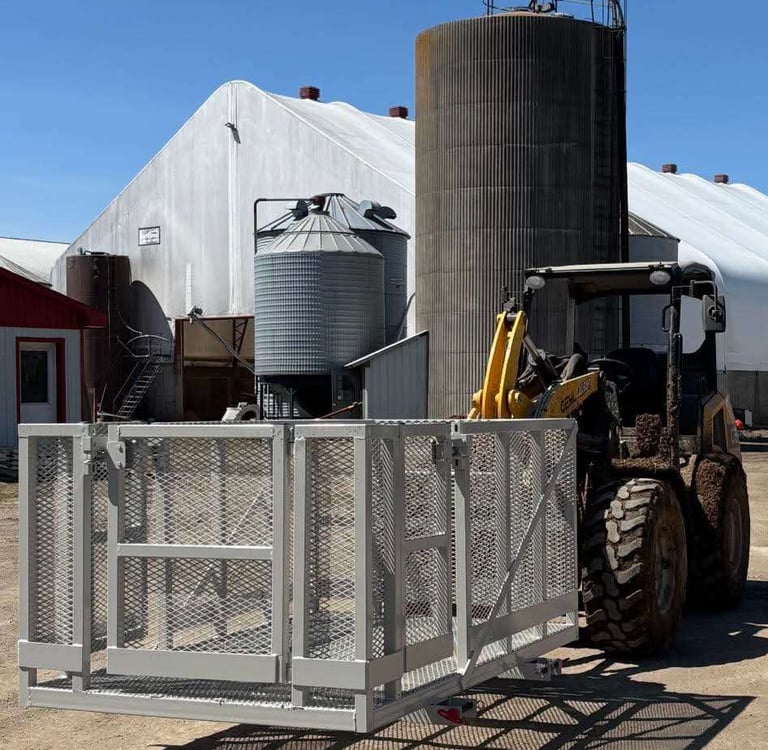 loader custom man basket work platform