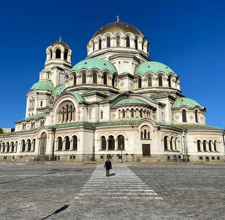 Hram svetog Aleksandra Nevskog u Sofiji u Bugarskoj.