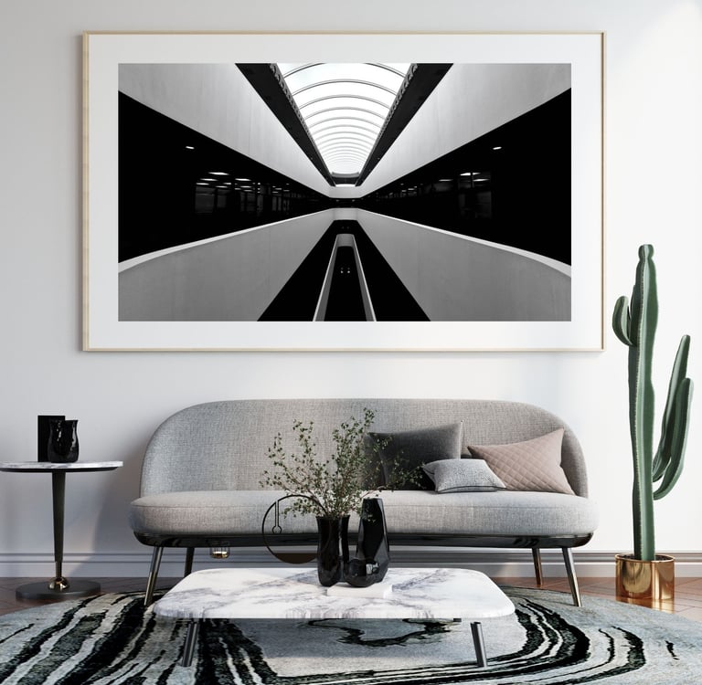 Contact Us Black and White Image