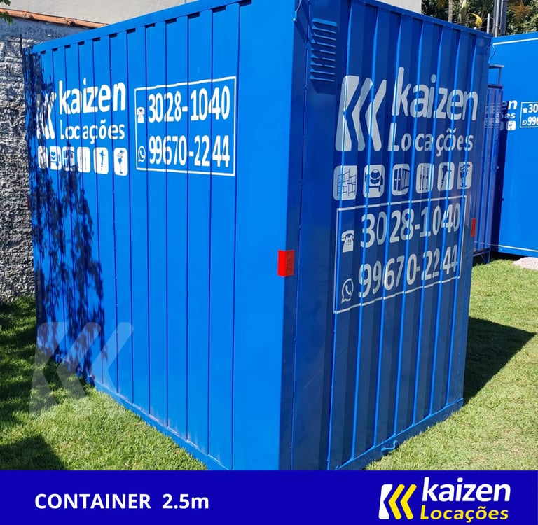 Container 2.5m | Kaizen Locações