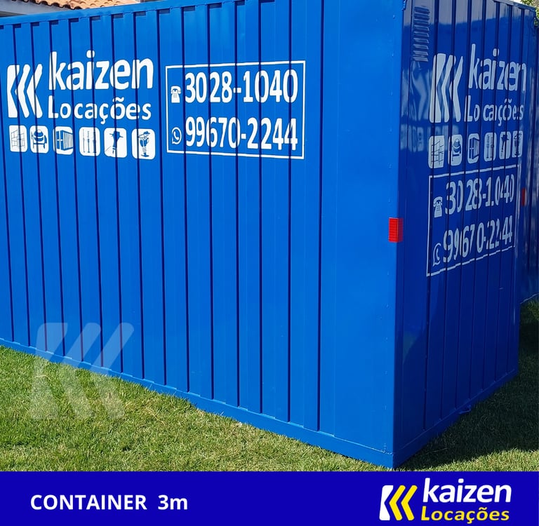 Container 3m | Kaizen Locações