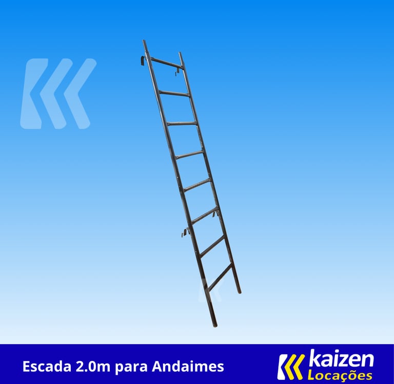Escada 2m para Andaimes | Kaizen Locações