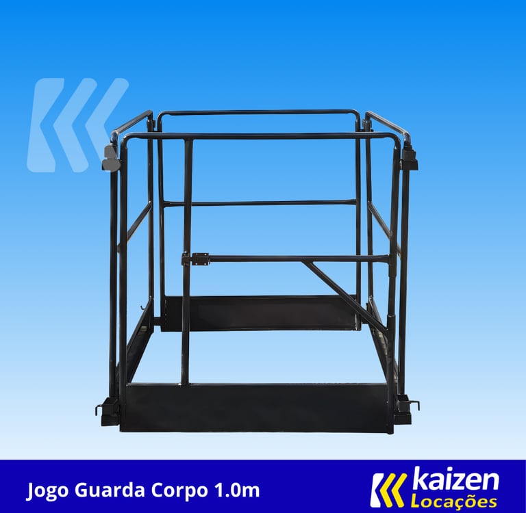 Jogo Guarda Corpo 1m | Kaizen Locações