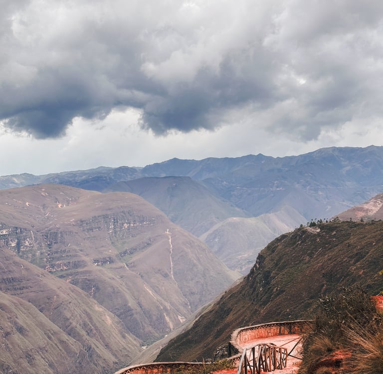 Mirador del Cañon de Huancas, Chachapoya, Peru