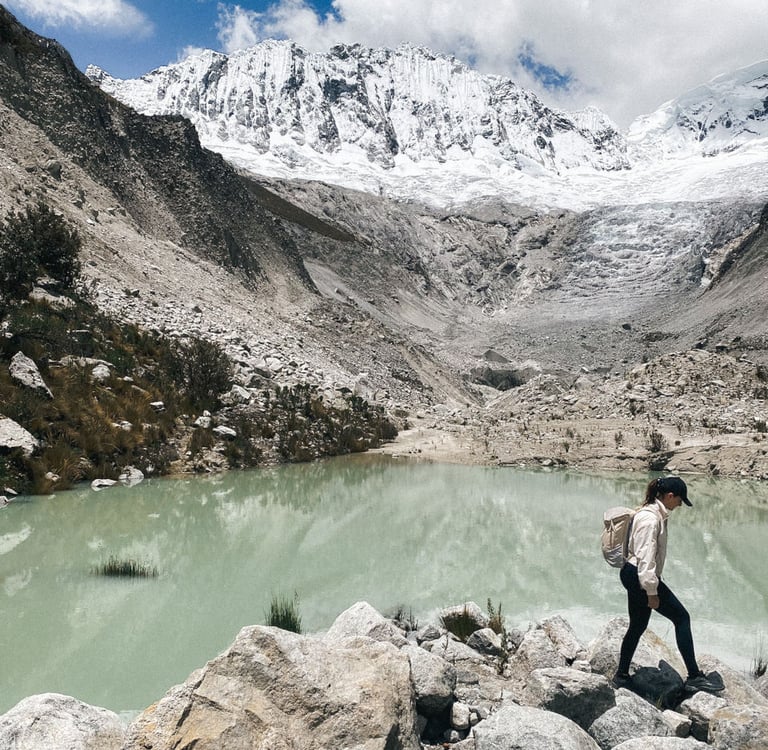 Laguna Llaca Hike, Huaraz, Peru, South America
