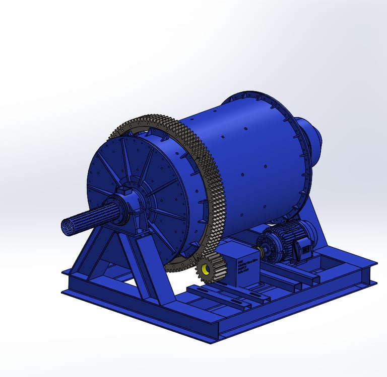 Equipos, Molino de bolas, Molino, Mill