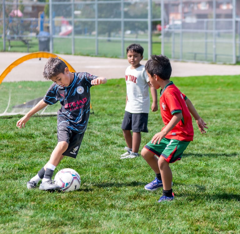 soccer and volleyball summer camp for children ages 5 to 13