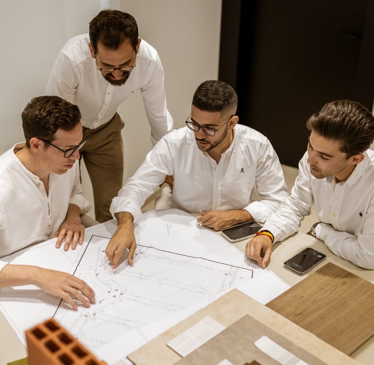 reunión promotora inmobiliaria