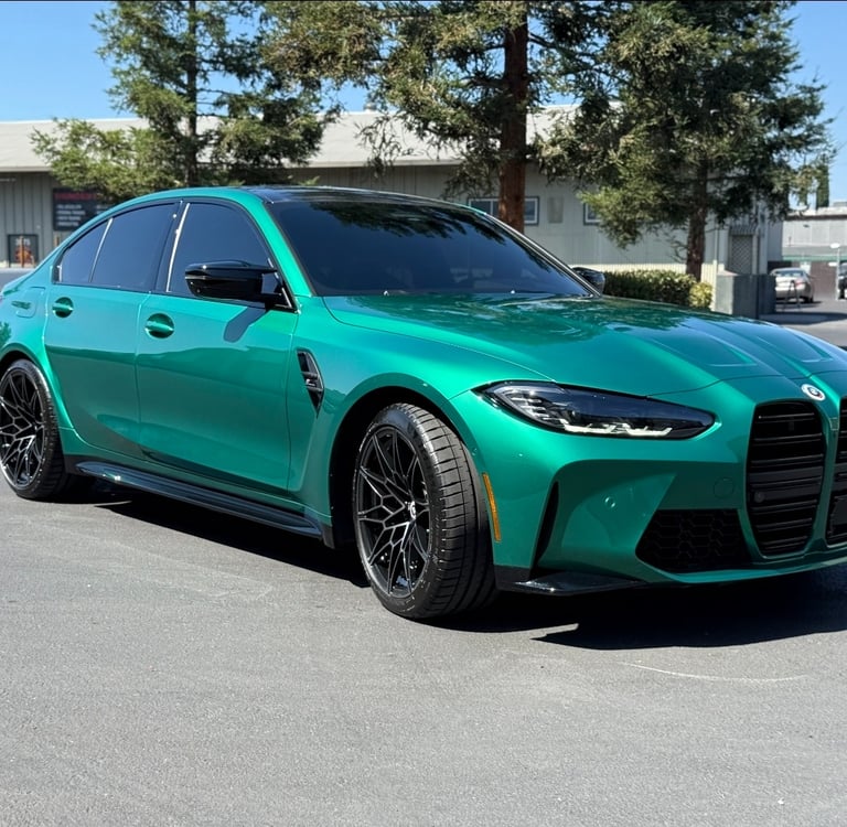 Full Gloss PPF application on BMW M3, Livermore.