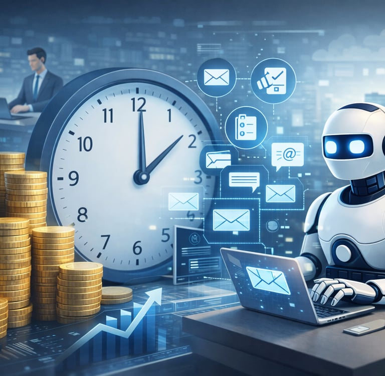 Combien de temps gagne une entreprise grâce a l'automatisation ?