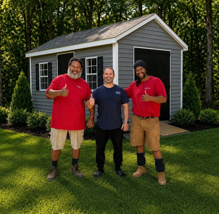 Trusted Shed Builder Serving Massachusetts and Rhode Island, Quality Craftsmanship & On-Site Construction.