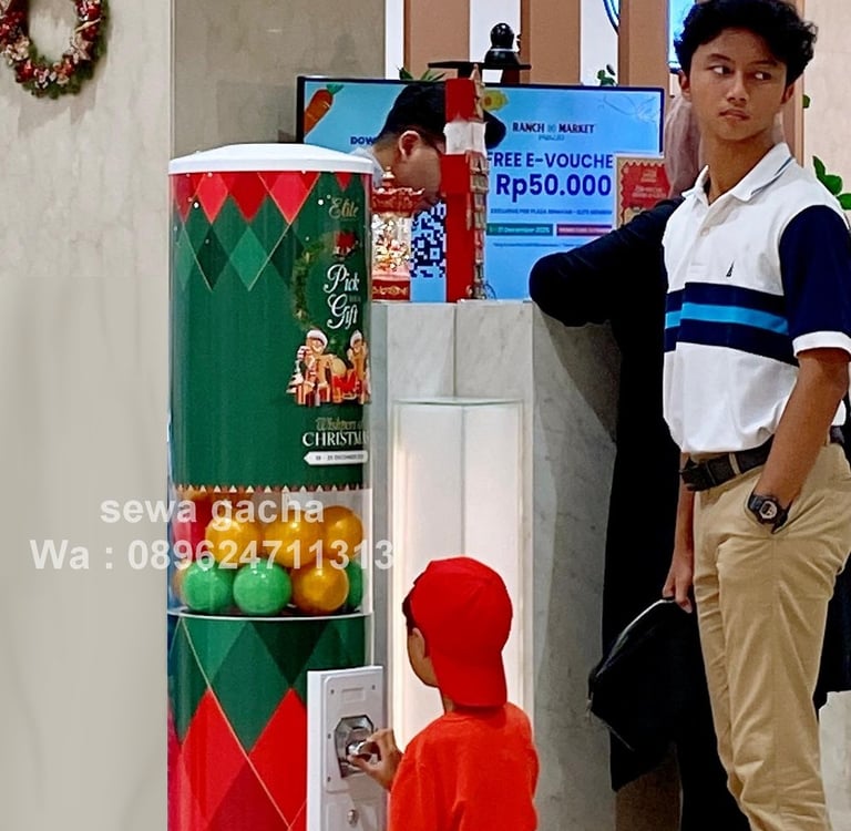 sewa mesin gacha gachapon custom